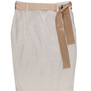 Diane Von Furstenberg White Pencil Skirt